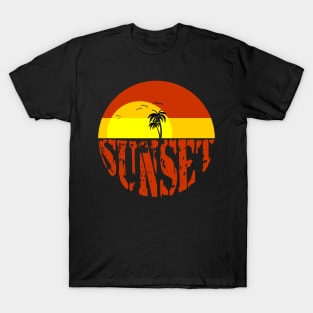 Beautiful Sunset Illustration T-Shirt